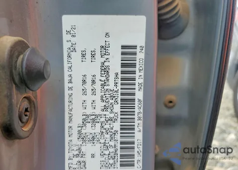 2021 Toyota Tacoma Double Cab z USA, uszkodzony, nr VIN 3TMDZ5BN6MM107750